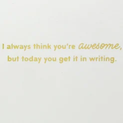 Dang You're Awesome Graduation Card