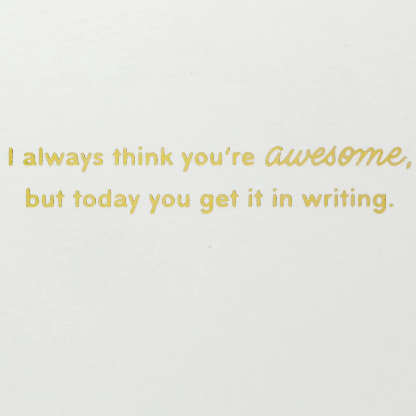 Dang You're Awesome Graduation Card