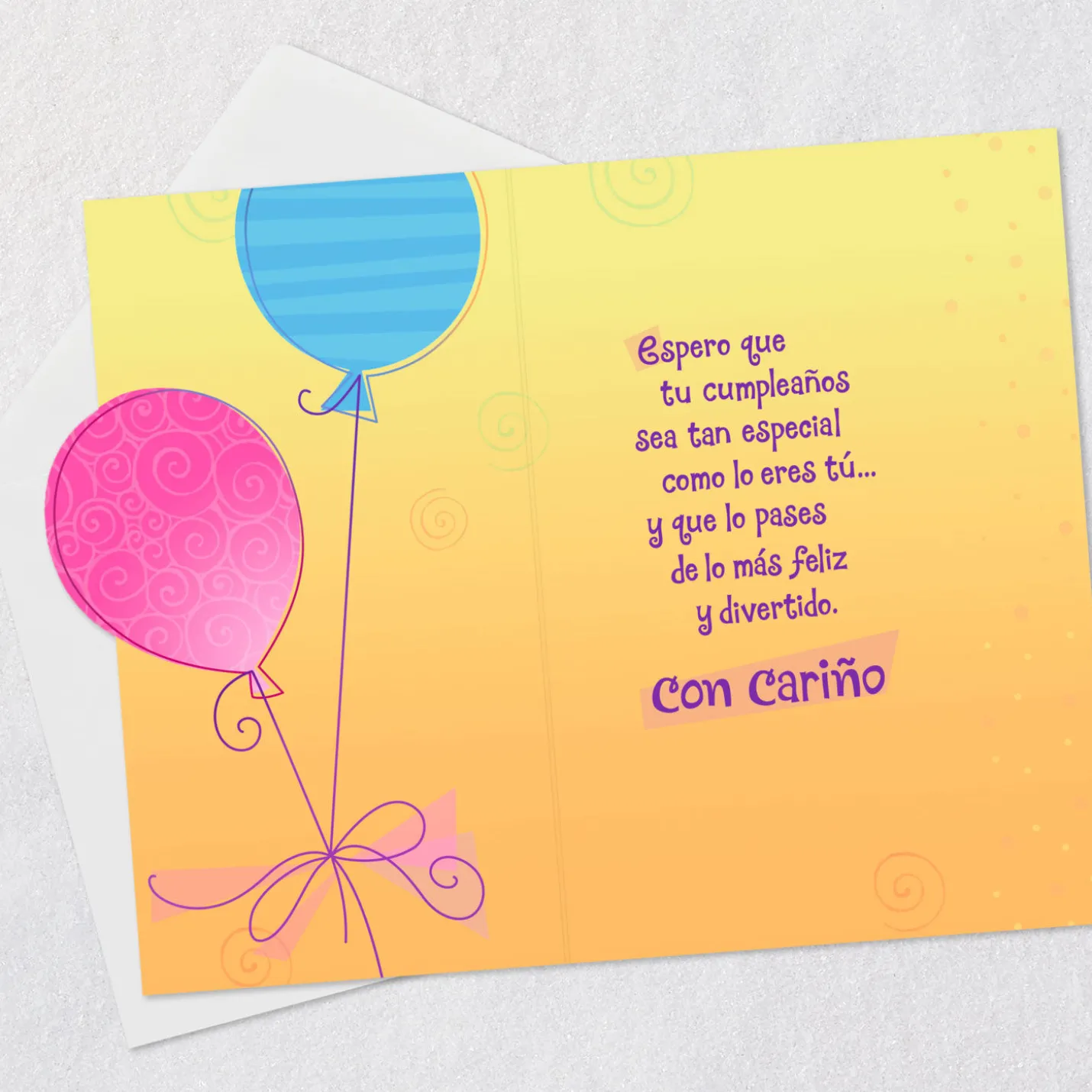 Day as Special as You Are Spanish-Language Birthday Card