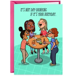 Day-Drinking Funny Birthday Card for Her