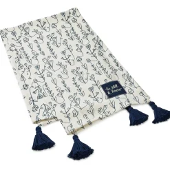 DaySpring Be Still and Know Throw Blanket With Tassels, 50x60