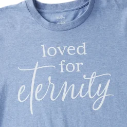 DaySpring Loved for Eternity Heather Slate T-Shirt