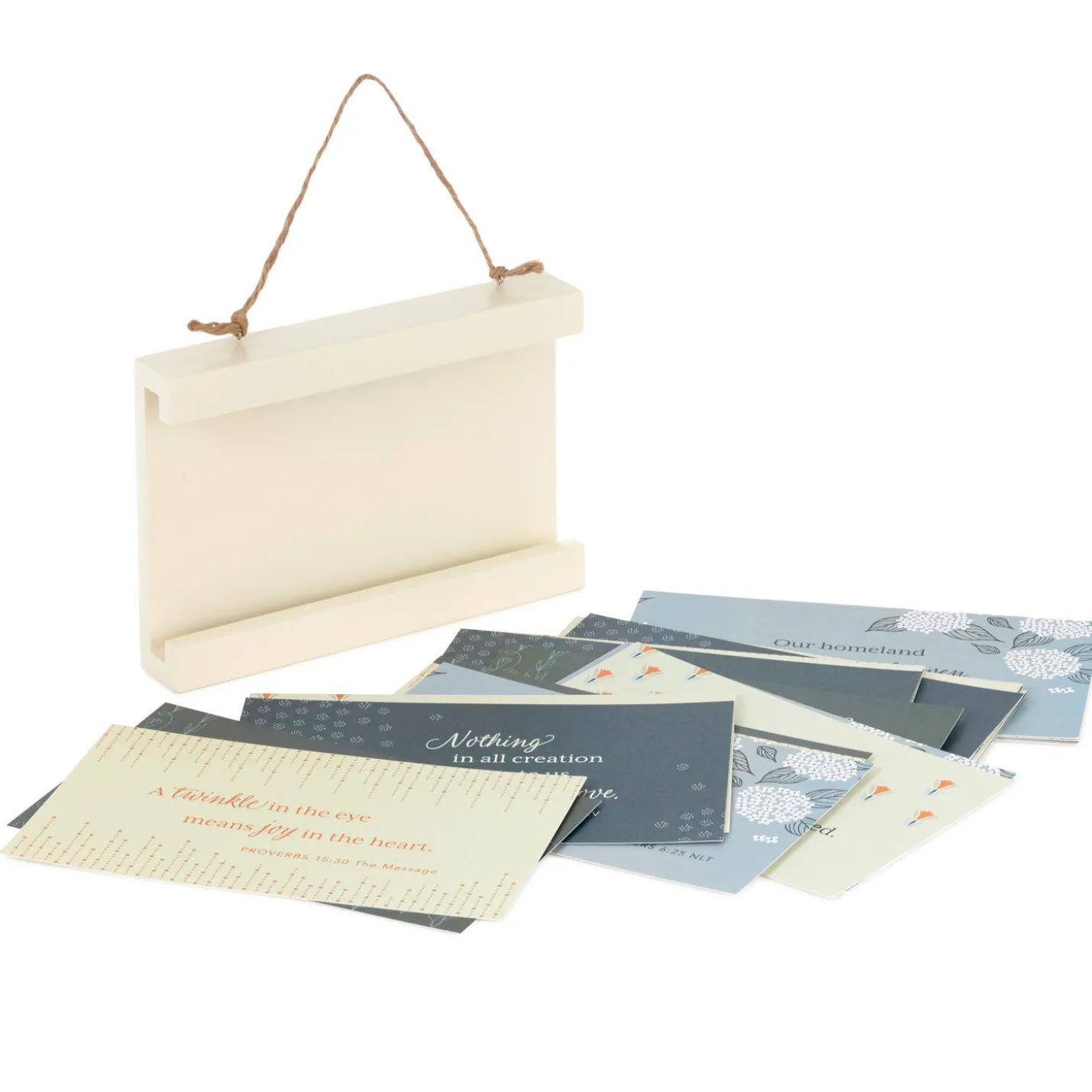 DaySpring Words to Live By Scripture Cards in Frame, Set of 30