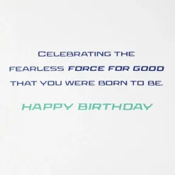 DC™ Superman™ Fearless Force Birthday Card