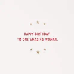 DC™ Wonder Woman™ One Amazing Woman Birthday Card