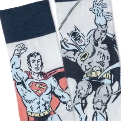 DC™ Superman™ and Batman™ Novelty Crew Socks