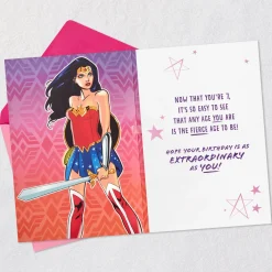 DC™ Wonder Woman™ You're Extraordinary Musical 7th Birthday Card
