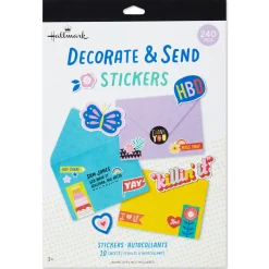 Decorate and Send Colorful Sticker Book