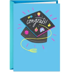 Decorated Grad Cap Graduation Card