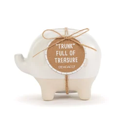 Demdaco Ceramic Elephant Bank