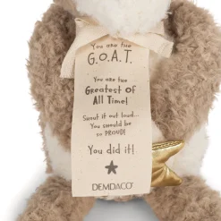 Demdaco G.O.A.T. Goat Stuffed Animal, 9"
