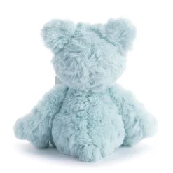 Demdaco Moon and Back Blue Plush Bear With Moon Bracelet