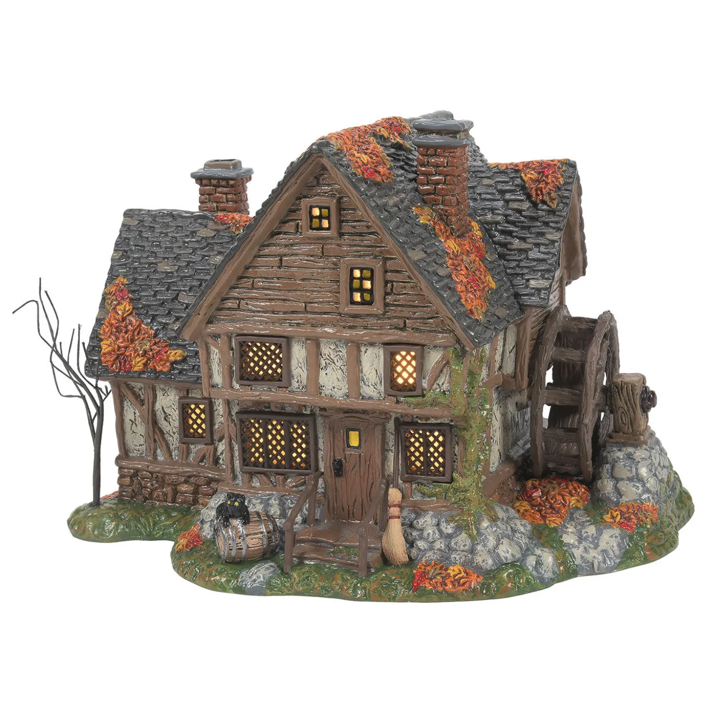 Department 56 Disney Hocus Pocus The Sanderson Sisters' Cottage Lighted Building, 6.6"