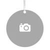 Design-Your-Own Round Metal Personalized Ornament, Custom Photo
