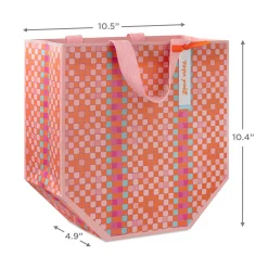 10.3" Diamond Weave Pattern Large Gift Bag
