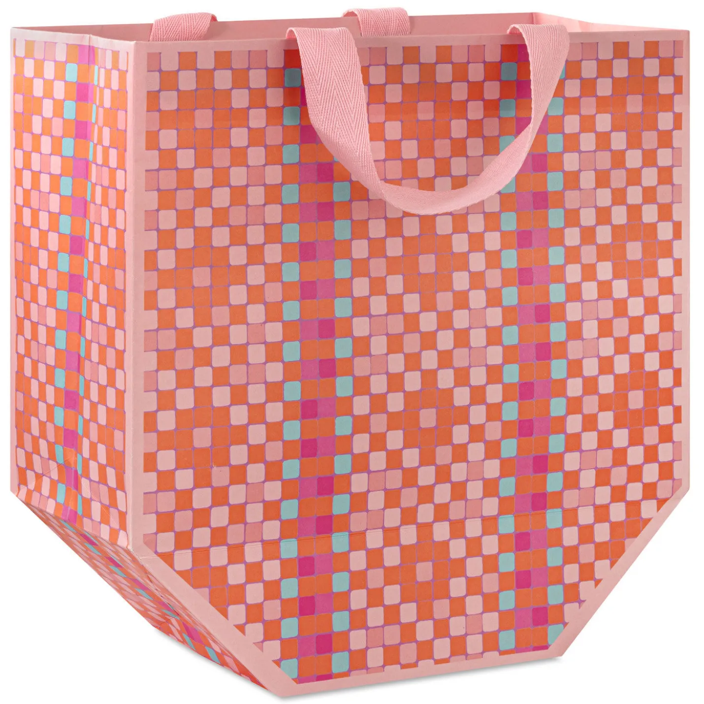 10.3" Diamond Weave Pattern Large Gift Bag