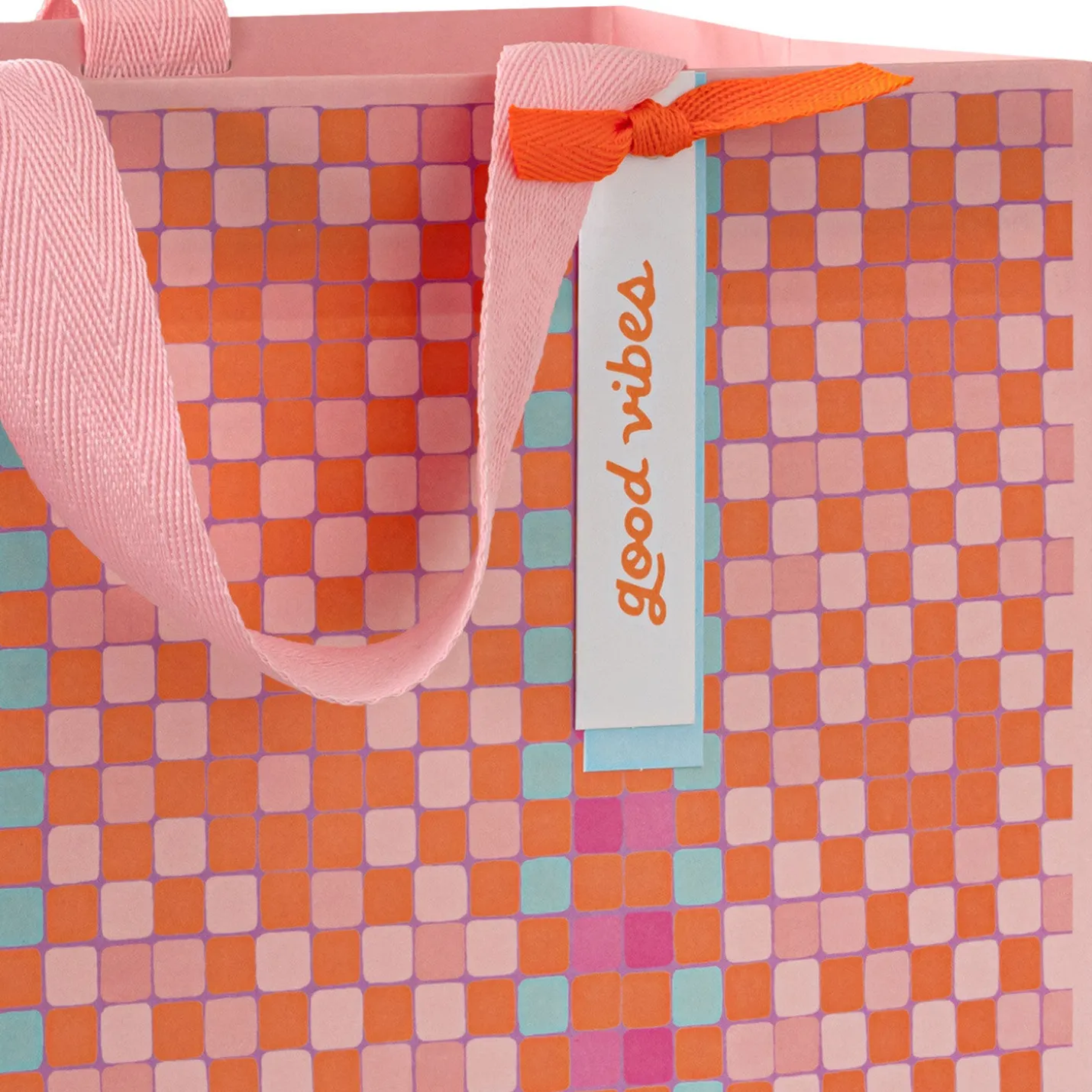 10.3" Diamond Weave Pattern Large Gift Bag