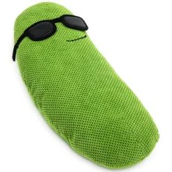 Dill Pickle in Sunglasses Shaped Pillow