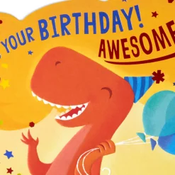 Dino-mite Good Time Birthday Card for Kids