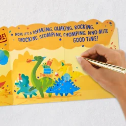 Dino-mite Good Time Birthday Card for Kids