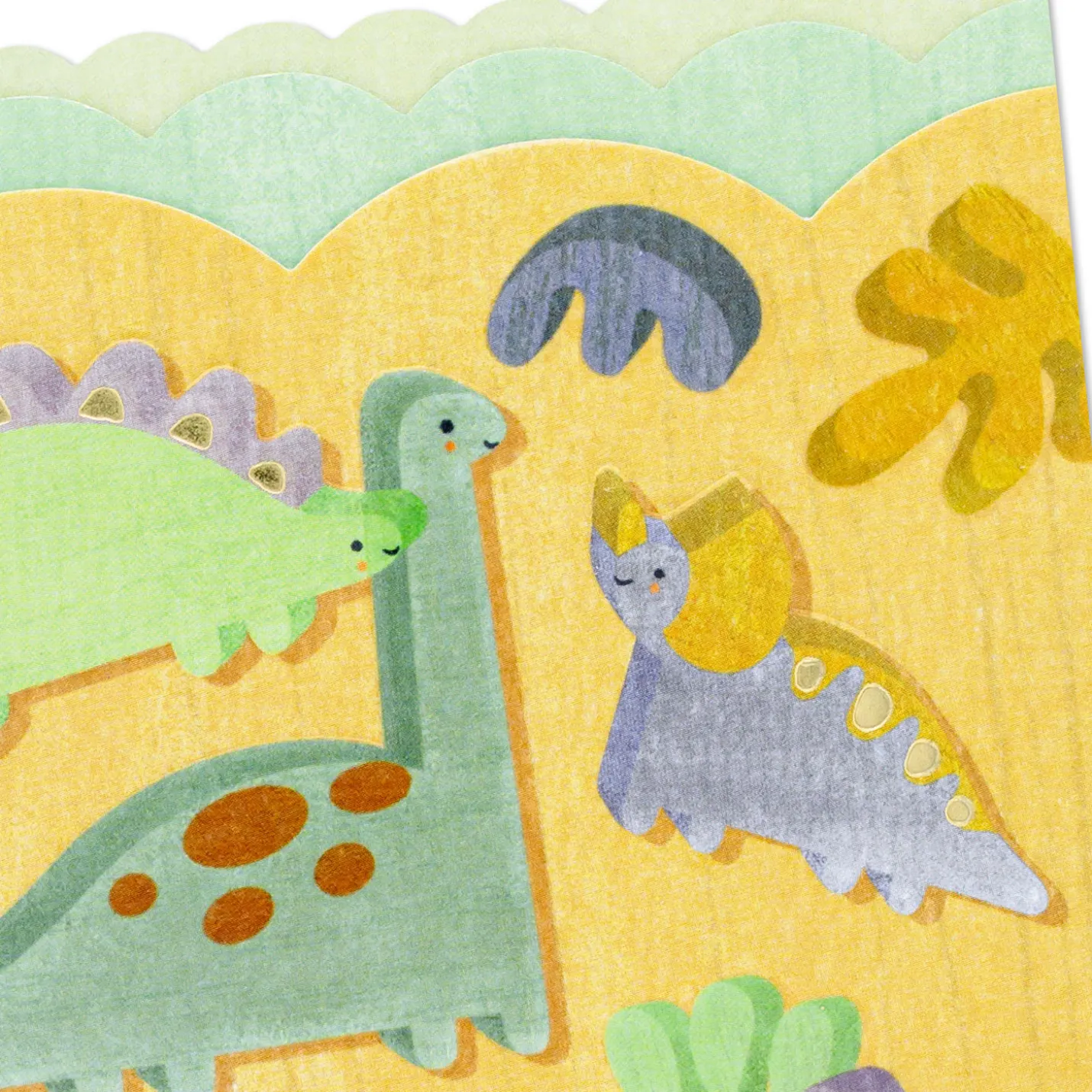 Dinosaurs Big Welcome New Baby Boy Card