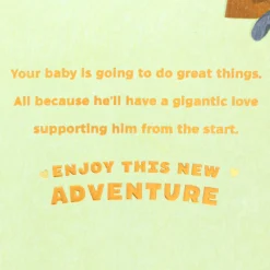 Dinosaurs Big Welcome New Baby Boy Card