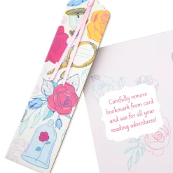 Disney Beauty and the Beast So Much More Than a Princess Birthday Card With Bookmark