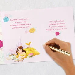 Disney Beauty and the Beast So Much More Than a Princess Birthday Card With Bookmark
