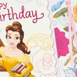 Disney Beauty and the Beast So Much More Than a Princess Birthday Card With Bookmark