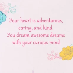 Disney Beauty and the Beast So Much More Than a Princess Birthday Card With Bookmark