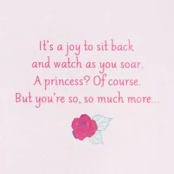 Disney Beauty and the Beast So Much More Than a Princess Birthday Card With Bookmark
