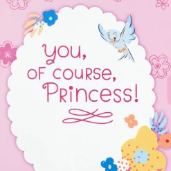Disney Cinderella Musical First Birthday Card for Girls With Light