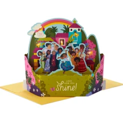 Disney Encanto Love How You Shine Musical 3D Pop-Up Card for Kids With Light