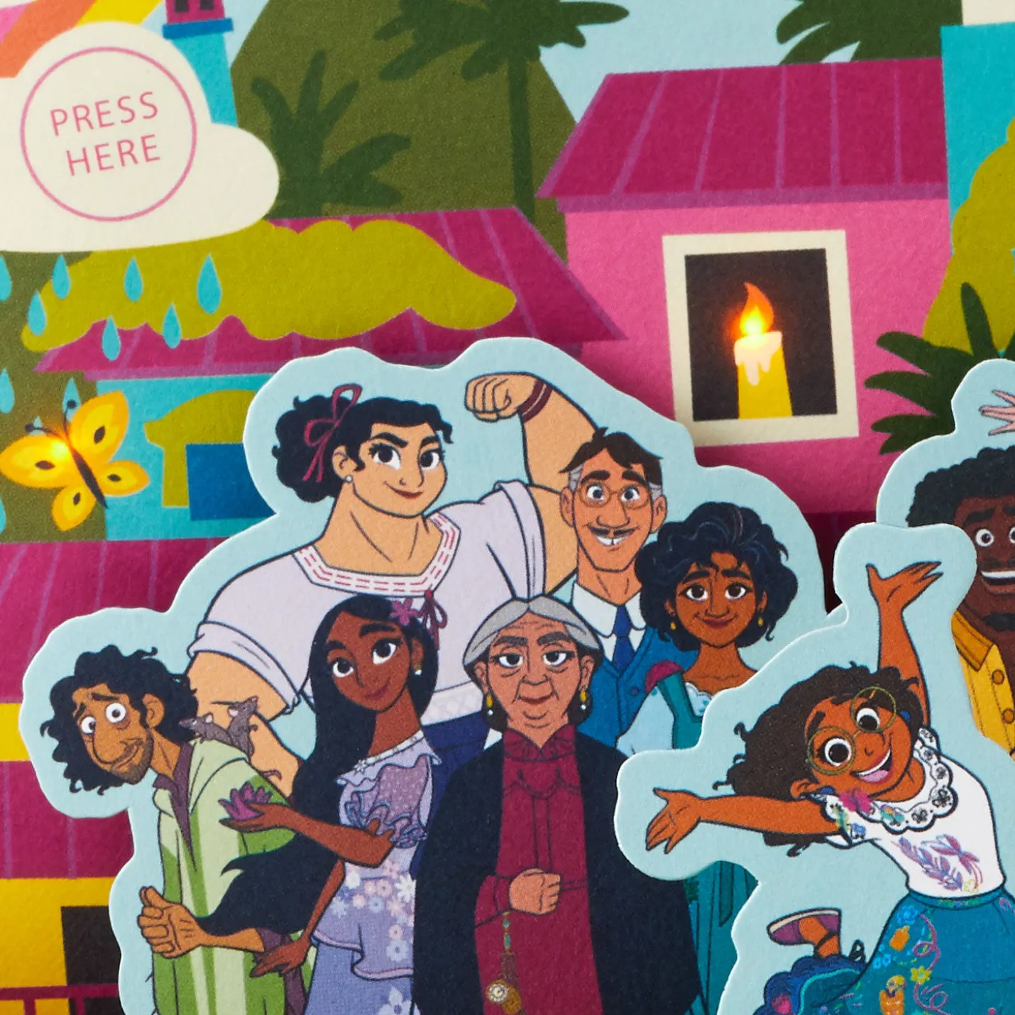 Disney Encanto Love How You Shine Musical 3D Pop-Up Card for Kids With Light