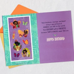 Disney Encanto Mirabel Birthday Card for Granddaughter With Stickers