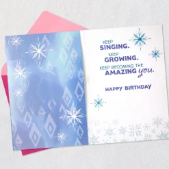 Disney Frozen 2 Elsa Sing Your Song Musical Birthday Card for Kids