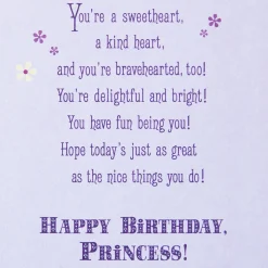 Disney Frozen Birthday Card for Her With Stickers