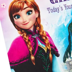 Disney Frozen Birthday Card for Her With Stickers
