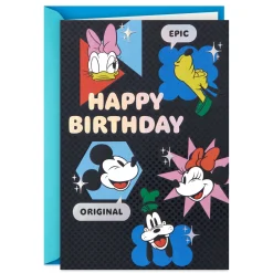 Disney Mickey Mouse and Friends Only One You Birthday Card for Kids