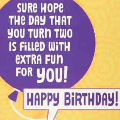Disney Mickey Mouse Musical 2nd Birthday Card With Light