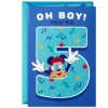 Disney Mickey Mouse Rockin' Your Way Musical 5th Birthday Card