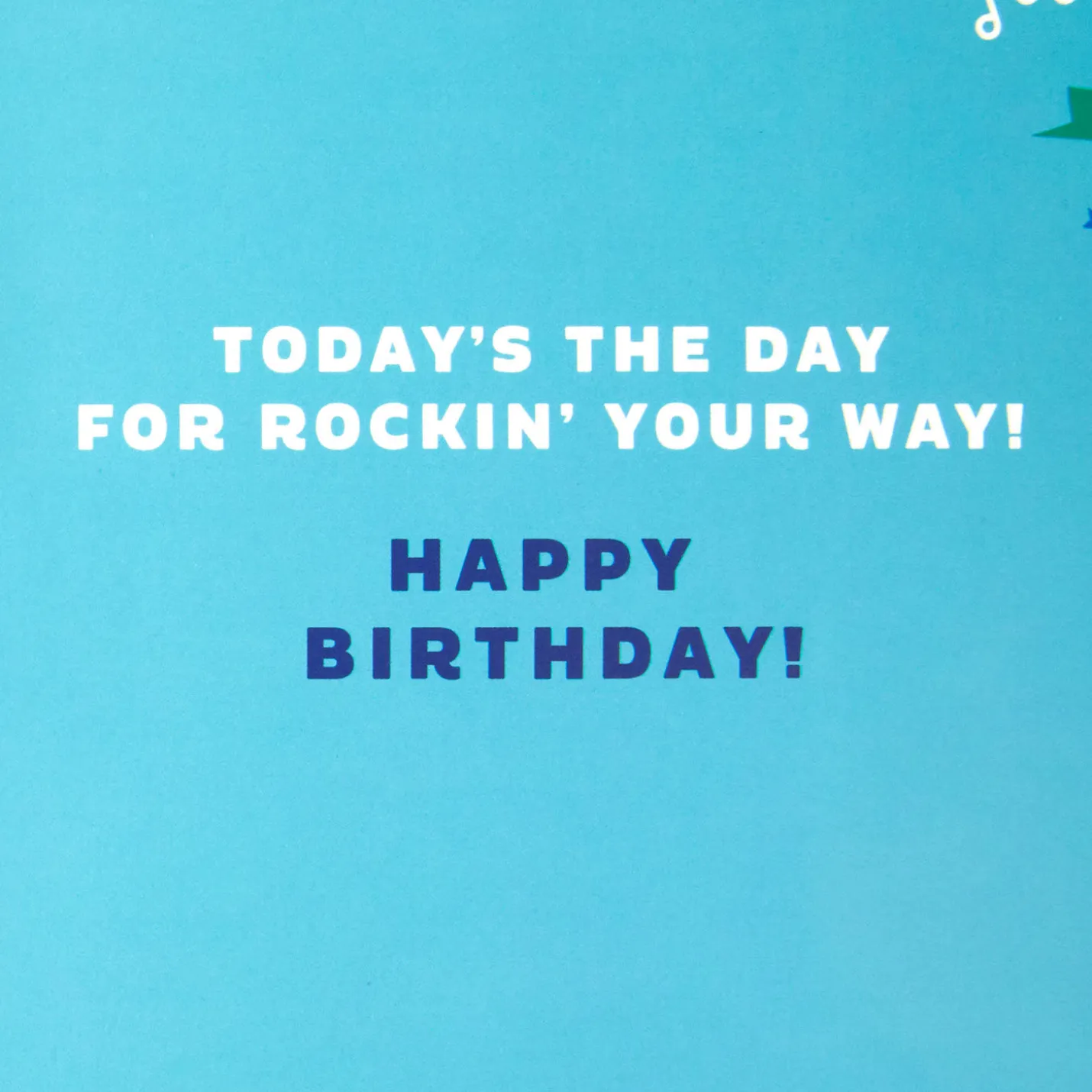 Disney Mickey Mouse Rockin' Your Way Musical 5th Birthday Card