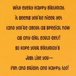 Disney Minnie Mouse You're a Special Girl 6th Birthday Coloring Card
