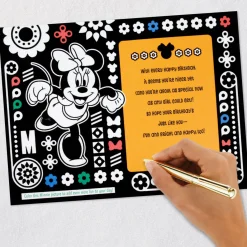 Disney Minnie Mouse You're a Special Girl 6th Birthday Coloring Card