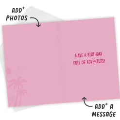 Disney Moana and Maui You'll Go Far Custom Birthday Card