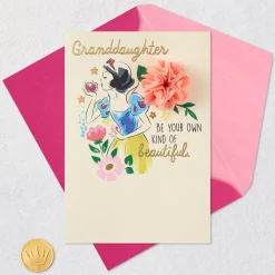 Disney Princess Snow White Loved for Being You Birthday Card for Granddaughter