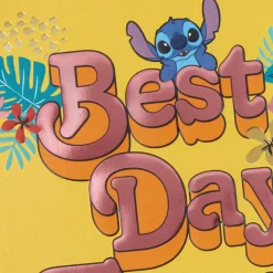 Disney Stitch Best Day Ever Birthday Card for Kids