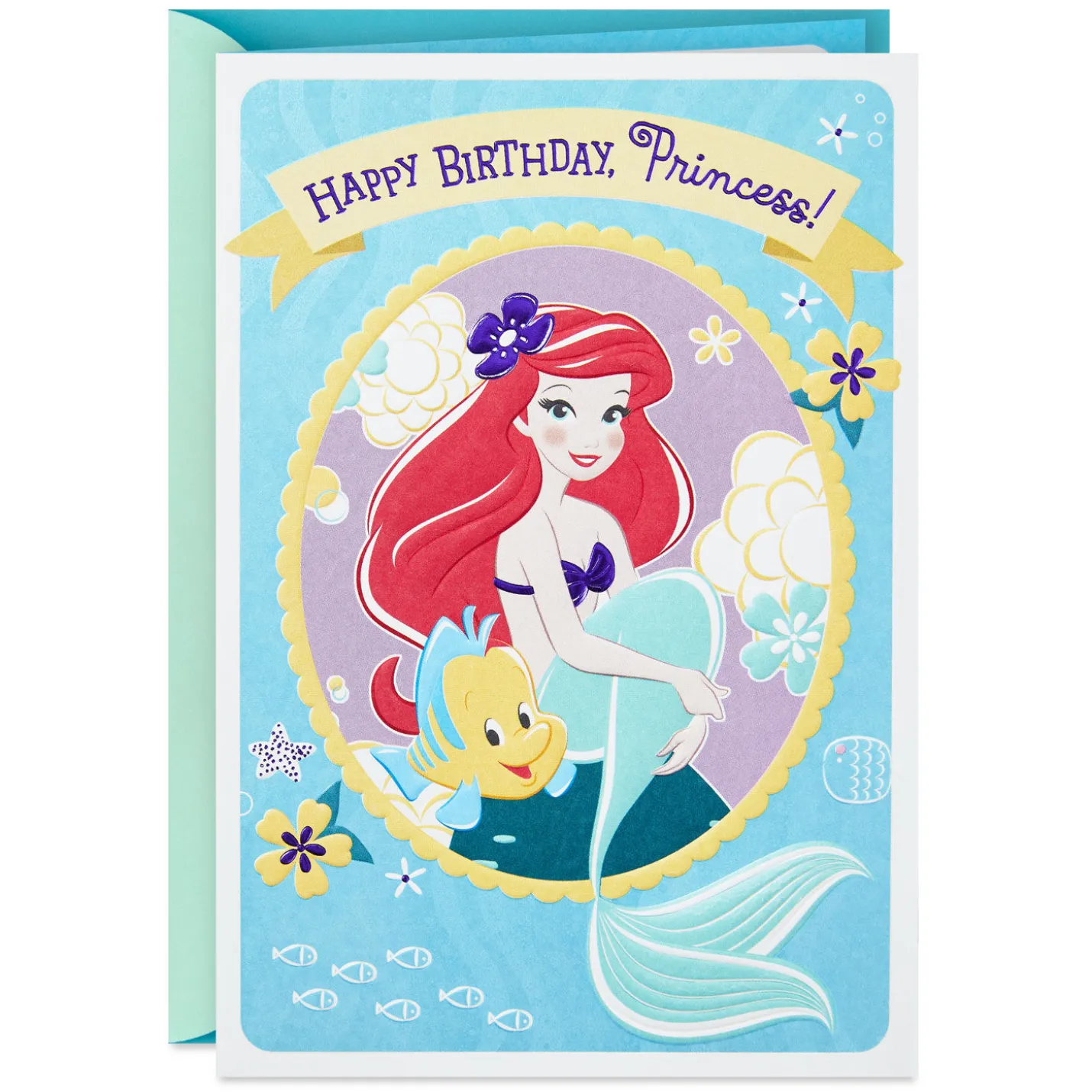 Disney The Little Mermaid Dreams Begin Today Birthday Card for Her