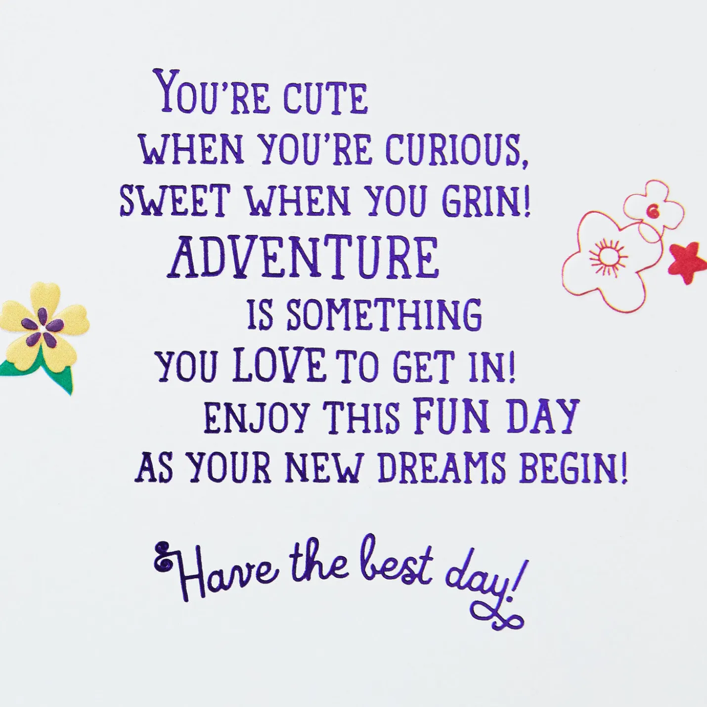 Disney The Little Mermaid Dreams Begin Today Birthday Card for Her