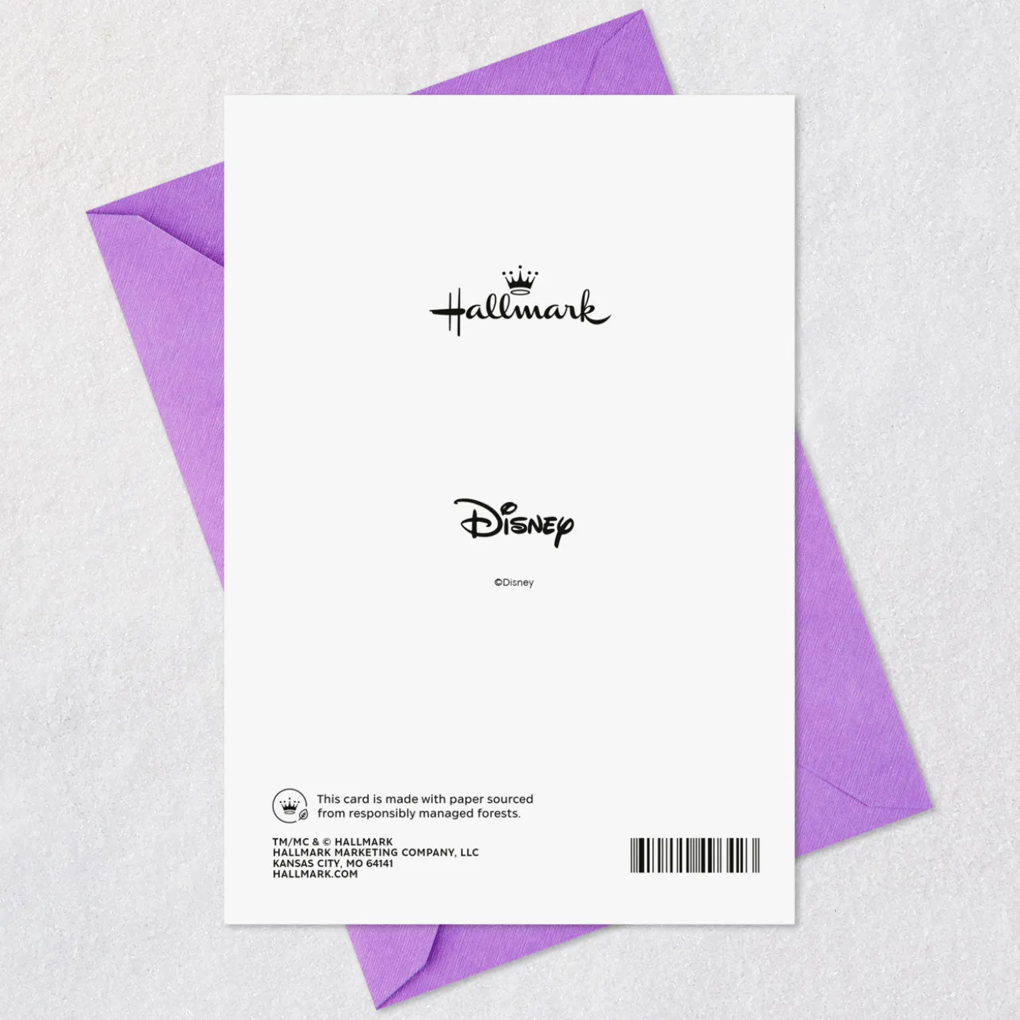 Disney The Little Mermaid Dreams and Heart Birthday Card